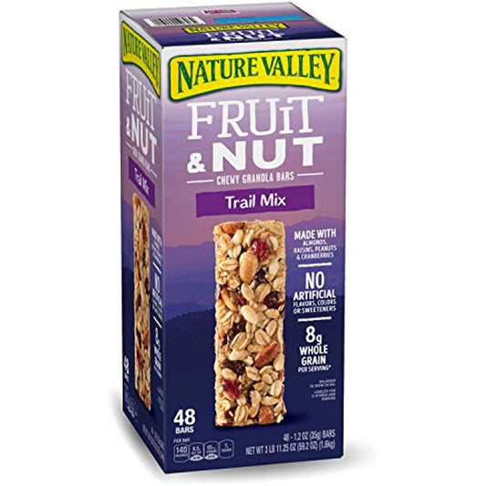 Nature Valley Fruit & Nut Chewy Trail Mix Granola Bars (48 ct.) (pack of 2)