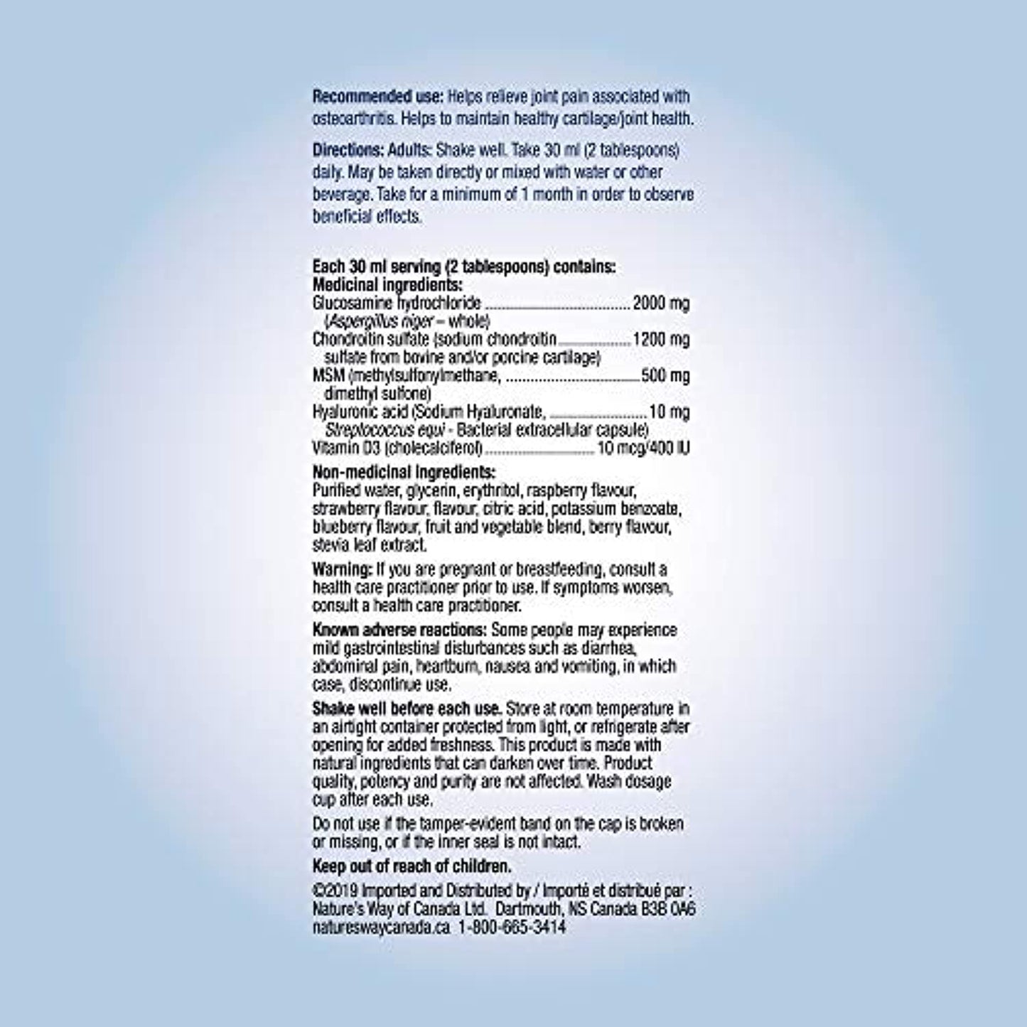 Natures Way Liquid Formula Joint Movement Glucosamine, 480 ML