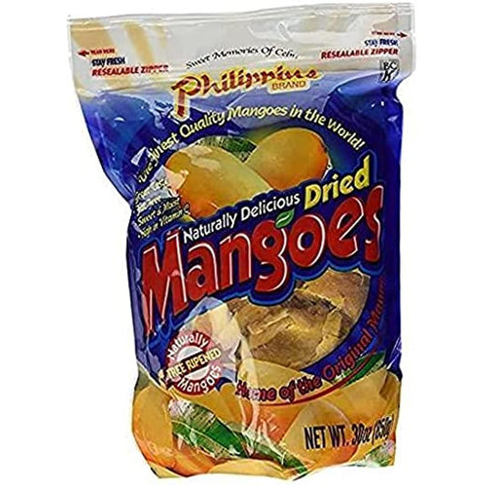 Phillippine Brand Naturally Delicious Dried Mangoes Tree Ripened Value Bag 30 Ounces