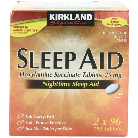 KIRKLAND SIGNATURE Sleep Aid Tablet, 192Count