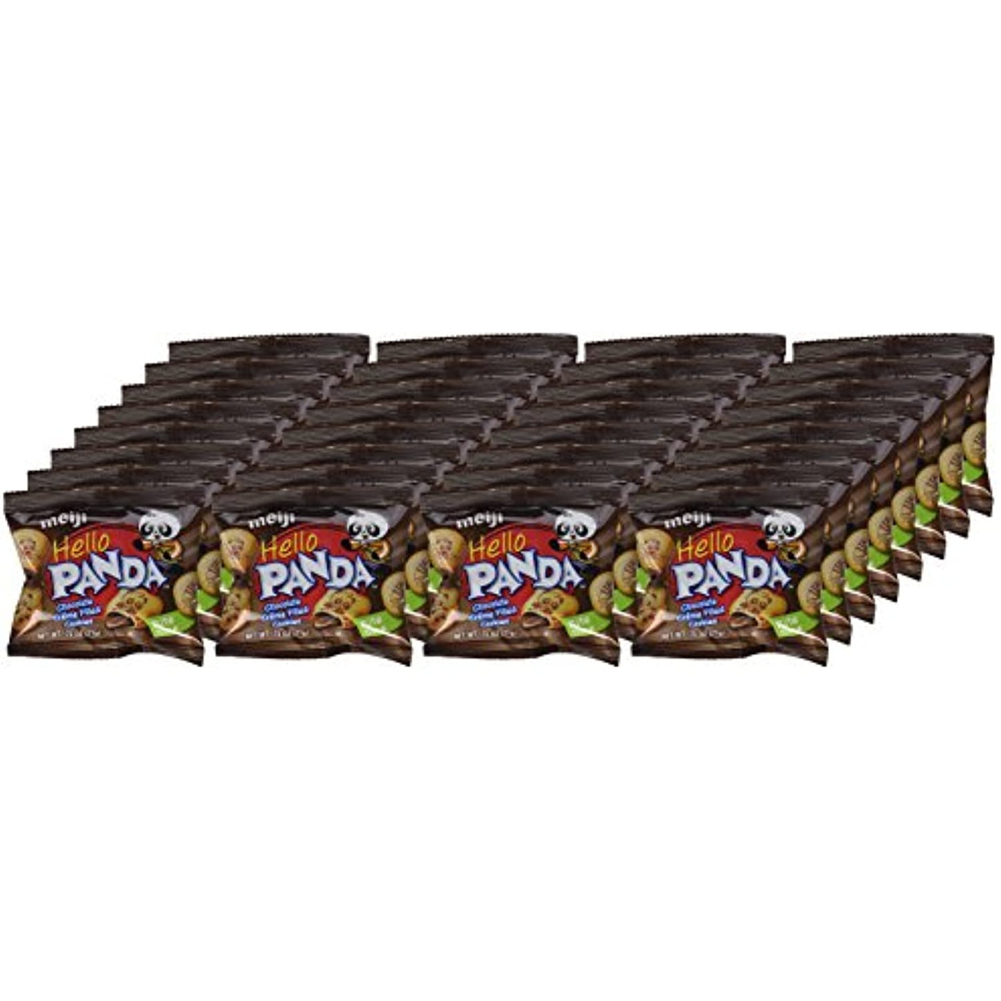 Meiji Hello Panda Chocolate Creme Filled Cookies 32 Bags