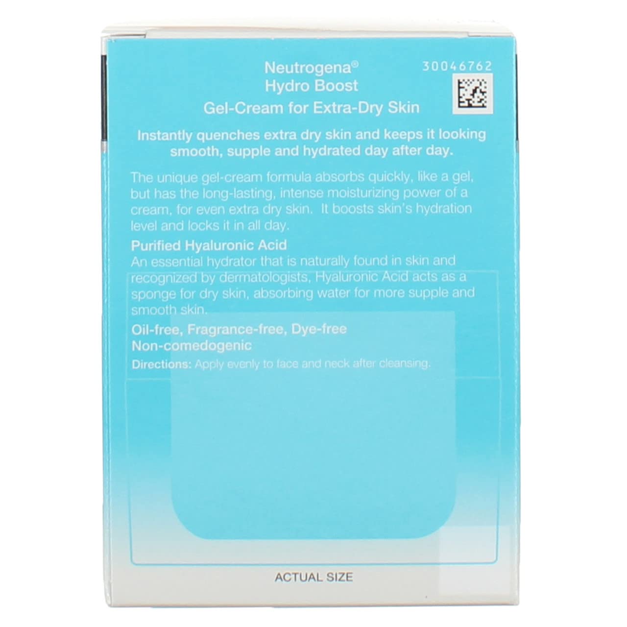 Hydro Boost Hyaluronic Acid Hydrating Face Moisturizer Gel-Cream, 1.7 oz, 2 Bottles