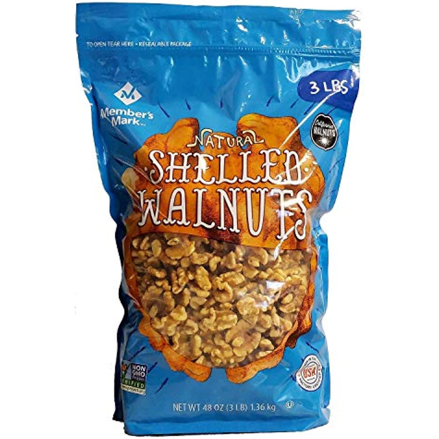 Member's Mark Shelled Walnuts (3 lb.) (pack of 2)