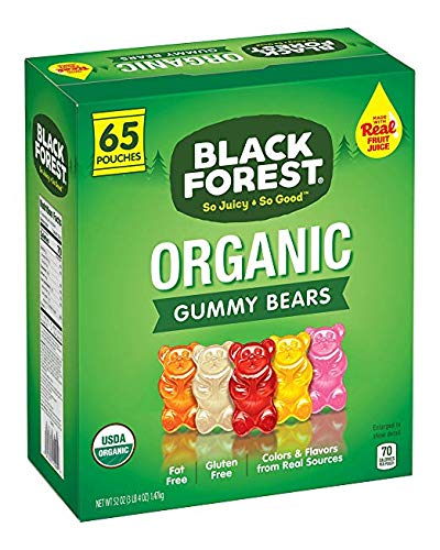 Black Forest Organic Gummy Bears, 65-count