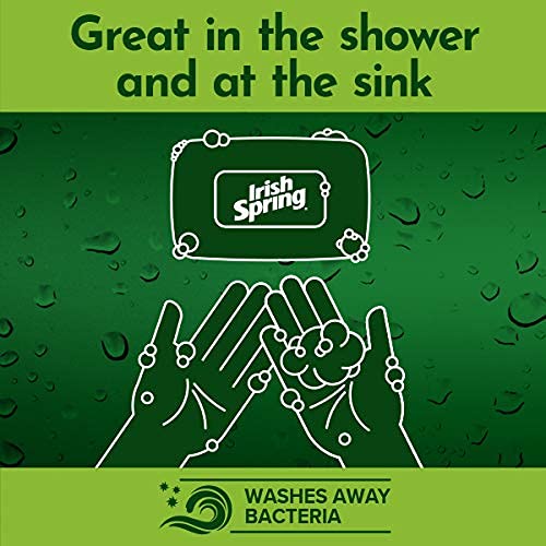 Large 20 Bar Irish Spring 12hr Fresh Deodorant Body Soap 4.5oz Original Clean