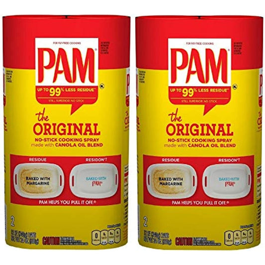 Pam Non-stick Original Cooking Spray - 12oz - 4 Pack (48oz. Total) - SET OF 2