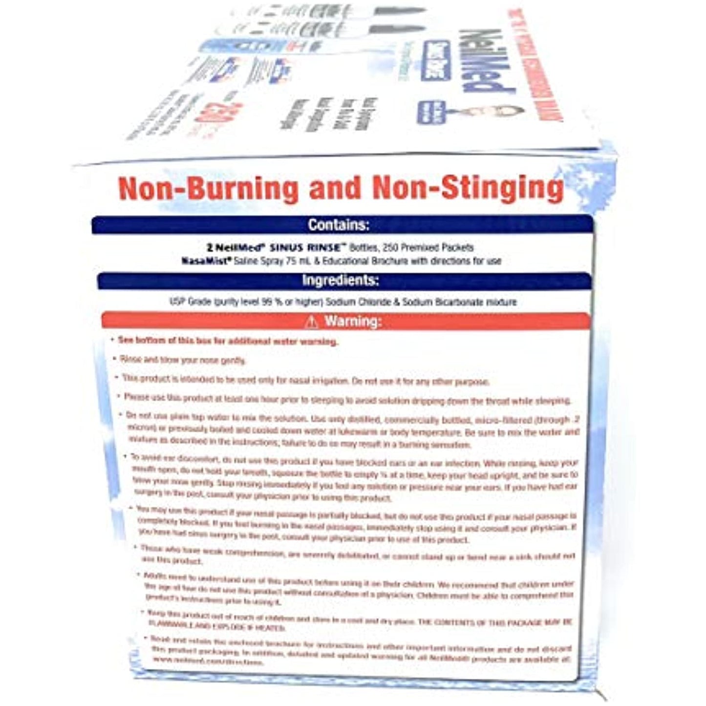 NeilMed Sinus Rinse All Natural Relief Premixed 250 Packets