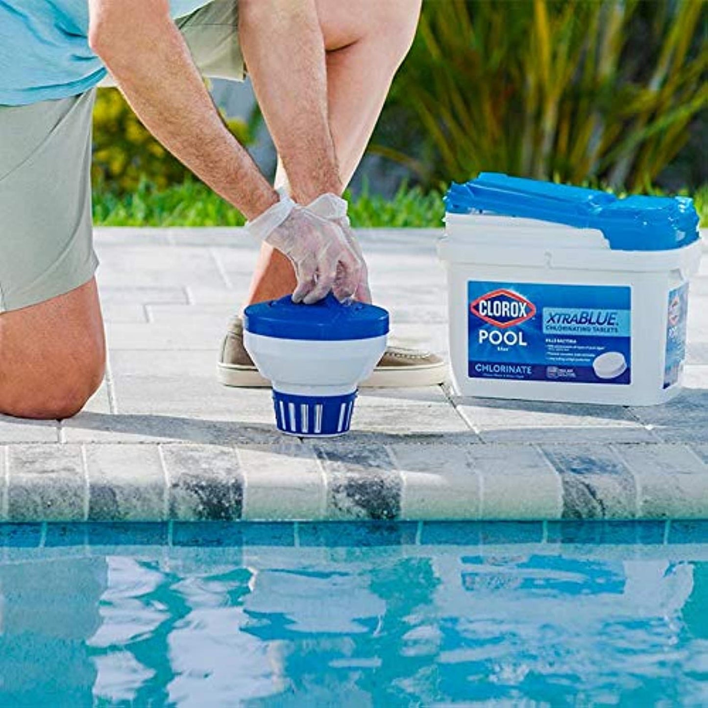 Clorox Pool&Spa XtraBlue 3" Long Lasting Chlorinating Tablets 25 lb