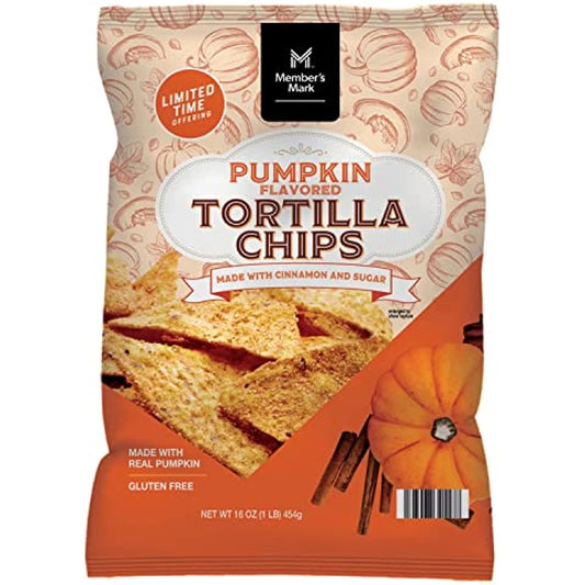 Member's Mark Pumpkin Tortilla Chips (16 Ounce)