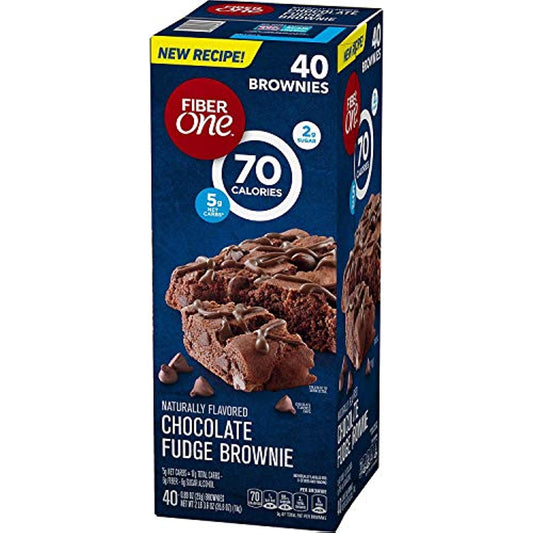 Fiber One Brownies Chocolate Fudge (40 ct.) (pack of 2)