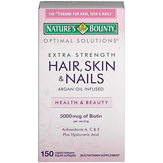 Nature's Bounty, Extra Strength Hair, Skin and Nails -150 Rapid release Softgels