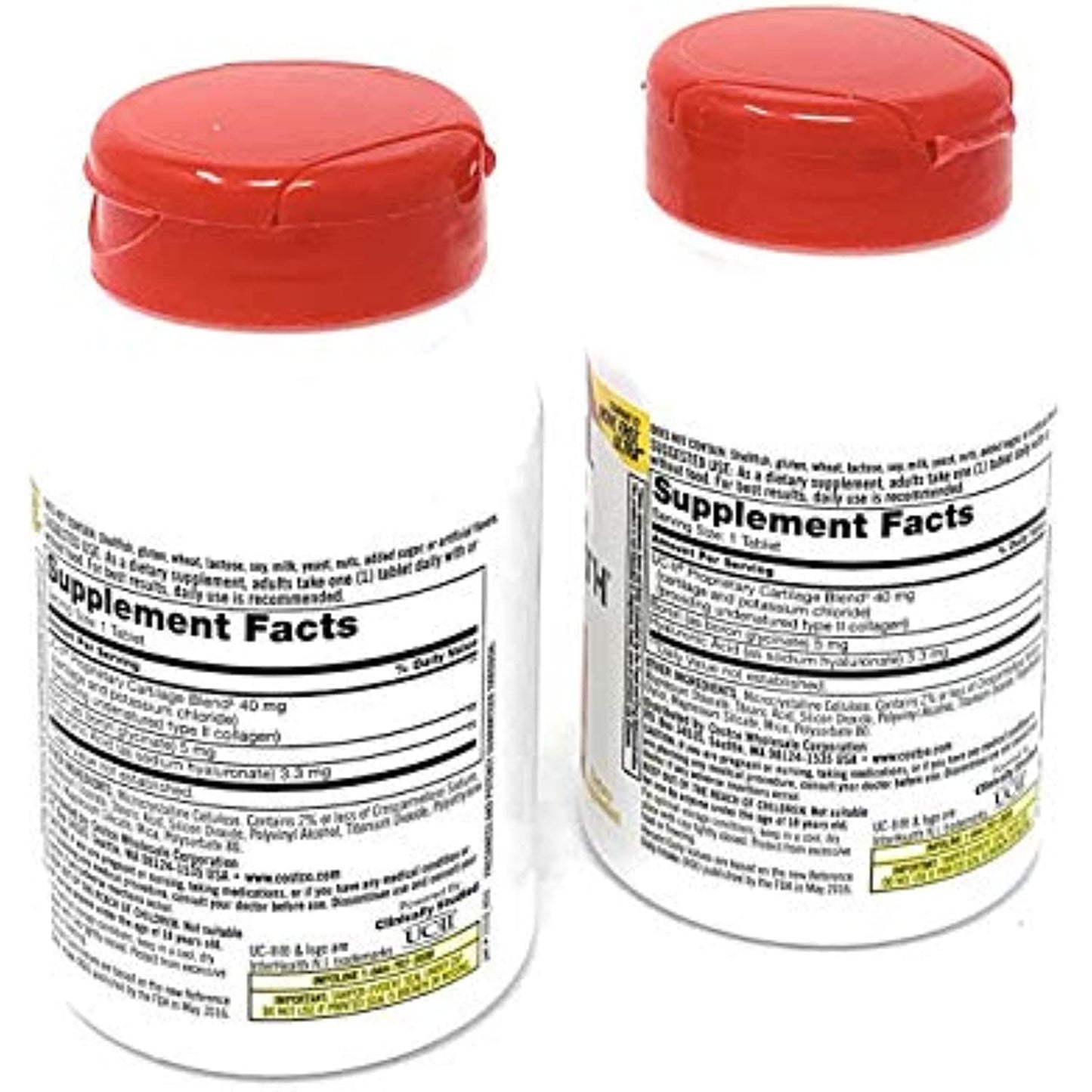 Kirkland Signature Triple Action Joint Health, UC�ll Undenatured Type II Collagen, Boron, Hyaluronic Acid,with Boron,110 Coated Tablets(Pack of 2)