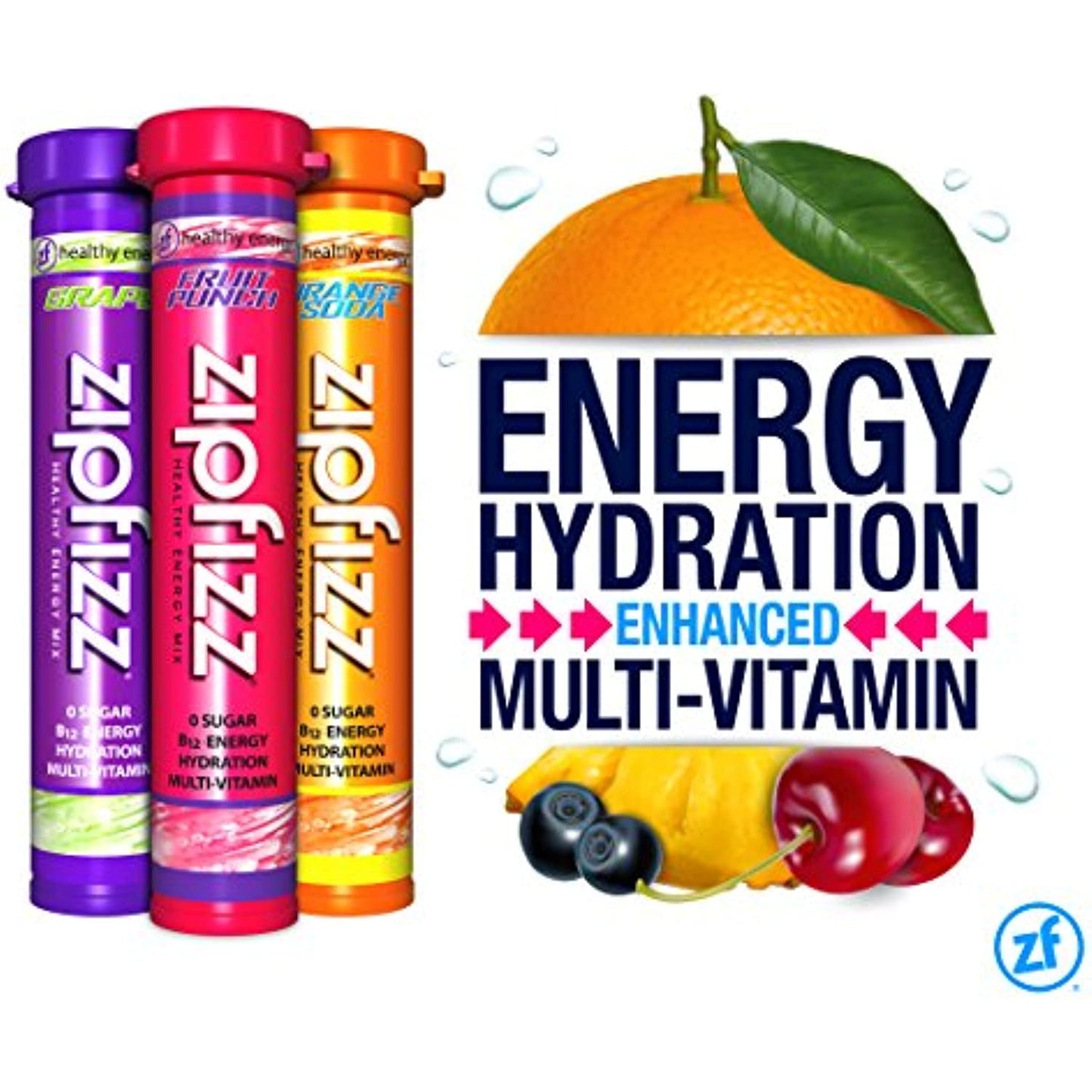 Zipfizz Healthy Energy Drink Mix, Hydration with B12 and Multi Vitamins, Variety Pack, 30 Count, 0.38 Ounce (Pack of 30)