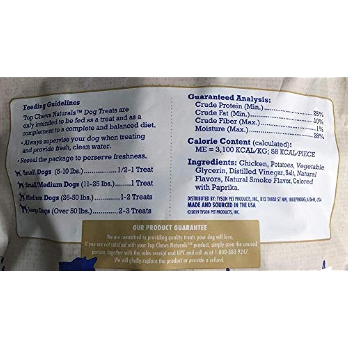 Top Chews Chicken Jerky 2Pack ( 48oz Each) Nkvlcd