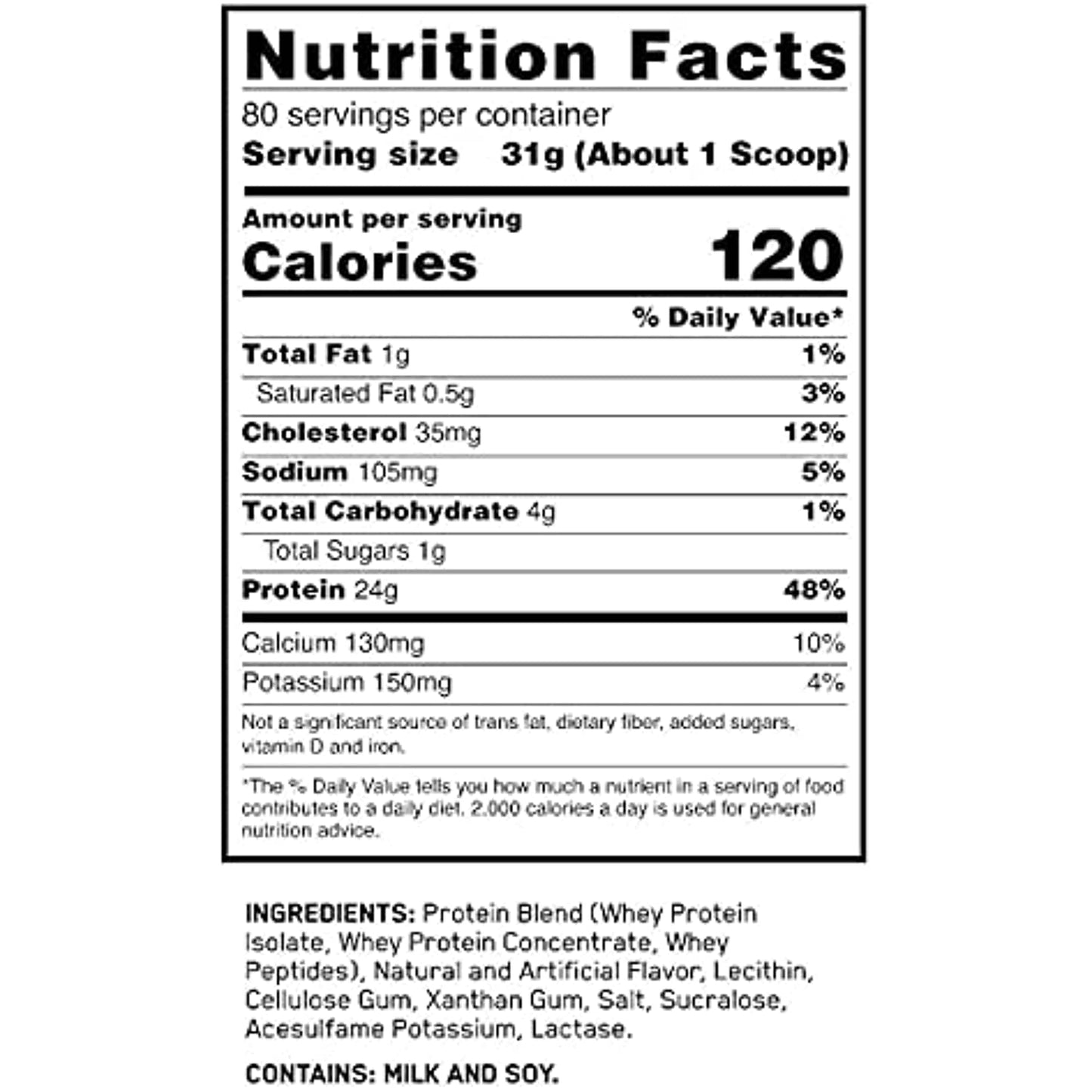 Optimum Nutrition Gold Standard 100% Whey Protein Vanilla Flavor 5.46 lb