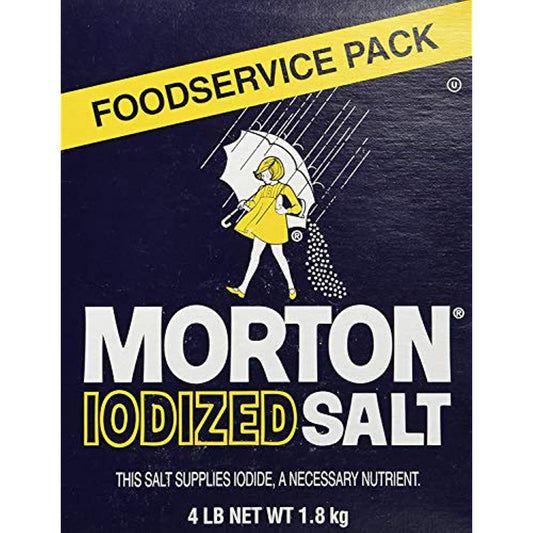 Morton Iodized Table Salt - 4lb. Box (2 Pack)