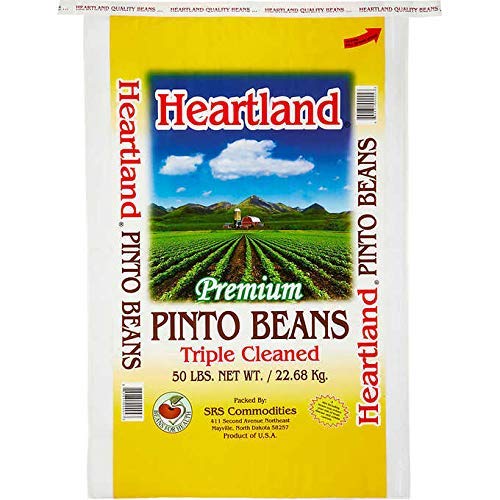 Heartland Premium Quality Pinto Beans, Triple Cleaned, 50 lbs