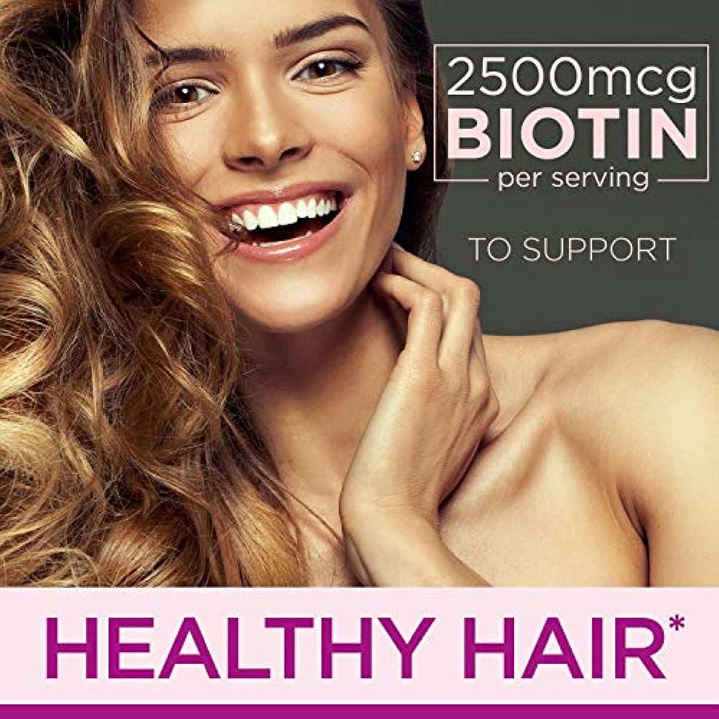 Nature's Bounty Vitamin Biotin Optimal Solutions Hair, Skin and Nails Gummies, 200 Count