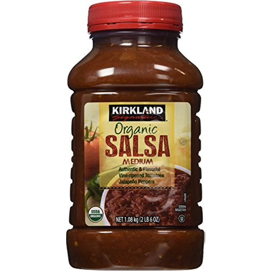 Kirkland Signature Organic Salsa, Medium, 1.08 kg (Pack of 2)