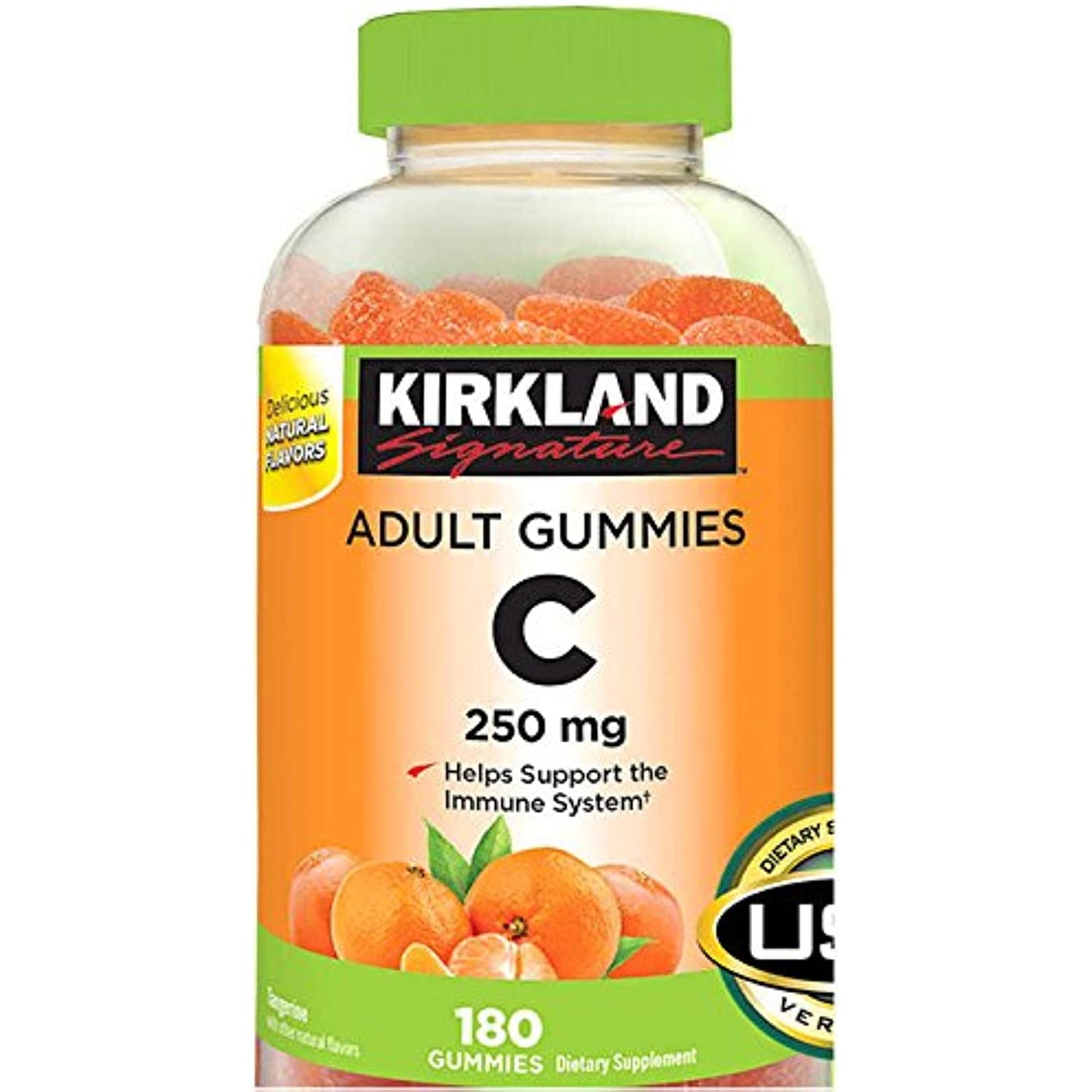 Kirkland Signature tulNmu Vitamin C 250 mg., 180 Adult Gummies (10 Pack)
