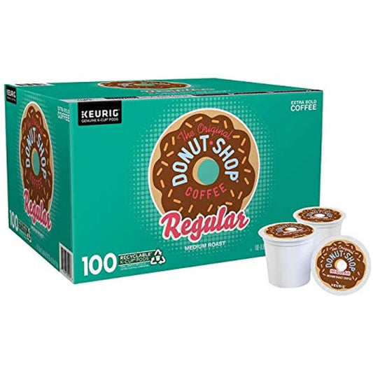 The Original Donut Shop Regular Keurig K-Cup Pack, (100 Count)