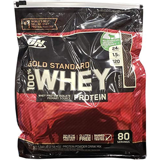 Optimum Nutrition 100 % Whey Chocolate Gold Standrad, 5.64 Pound