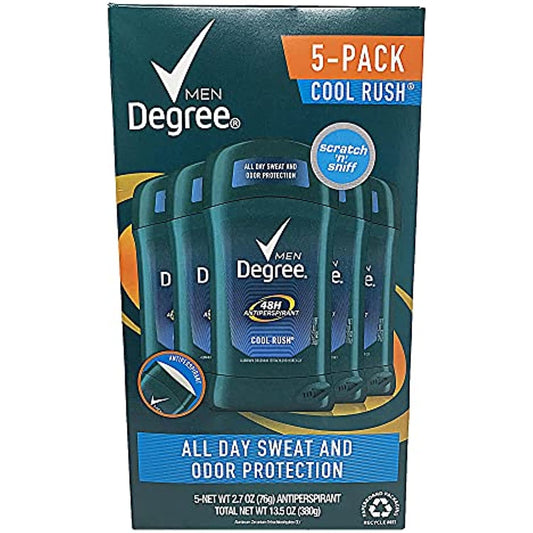 Degree Men Dry Protection Anti-Perspirant, Cool Rush (2.7 oz, 5 pk.)