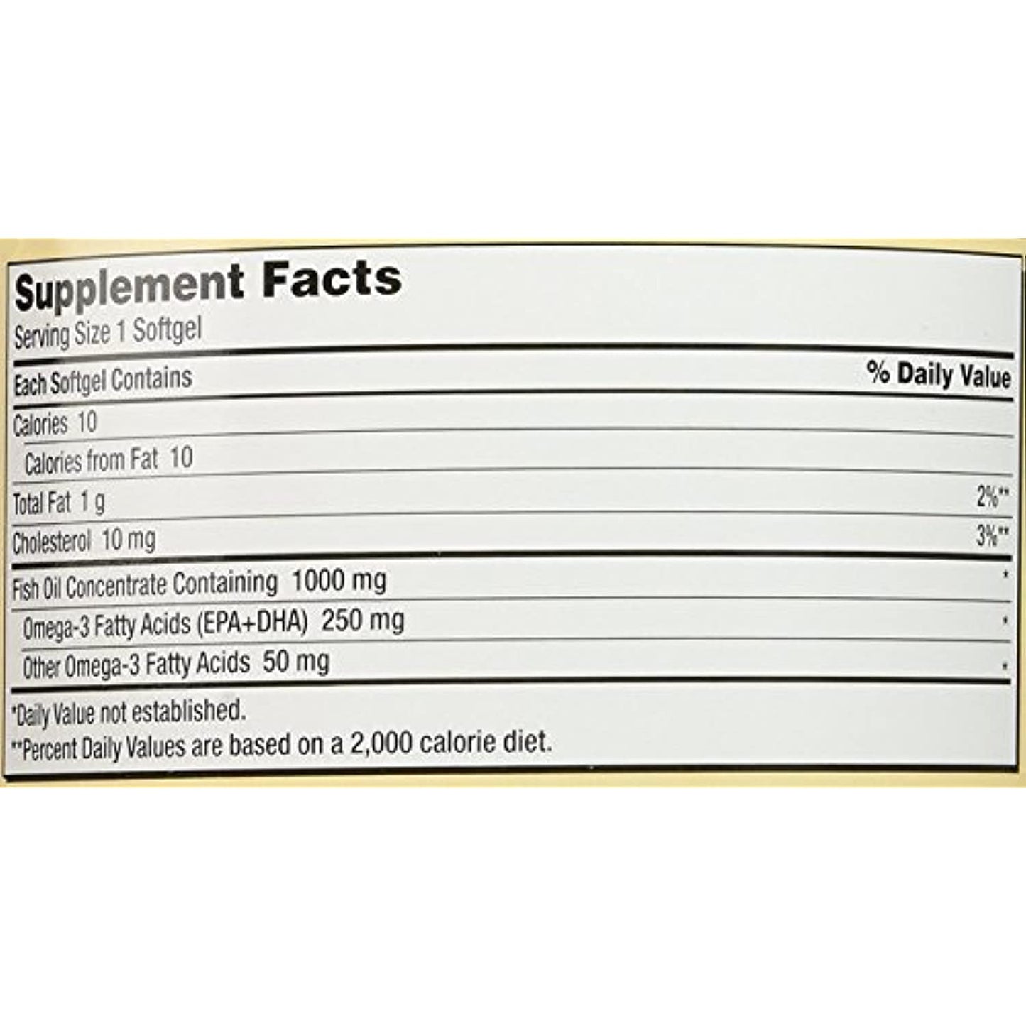 Kirkland Signature Natural Fish Oil Concentrate with Omega-3 Fatty Acids, 400 Softgels, White