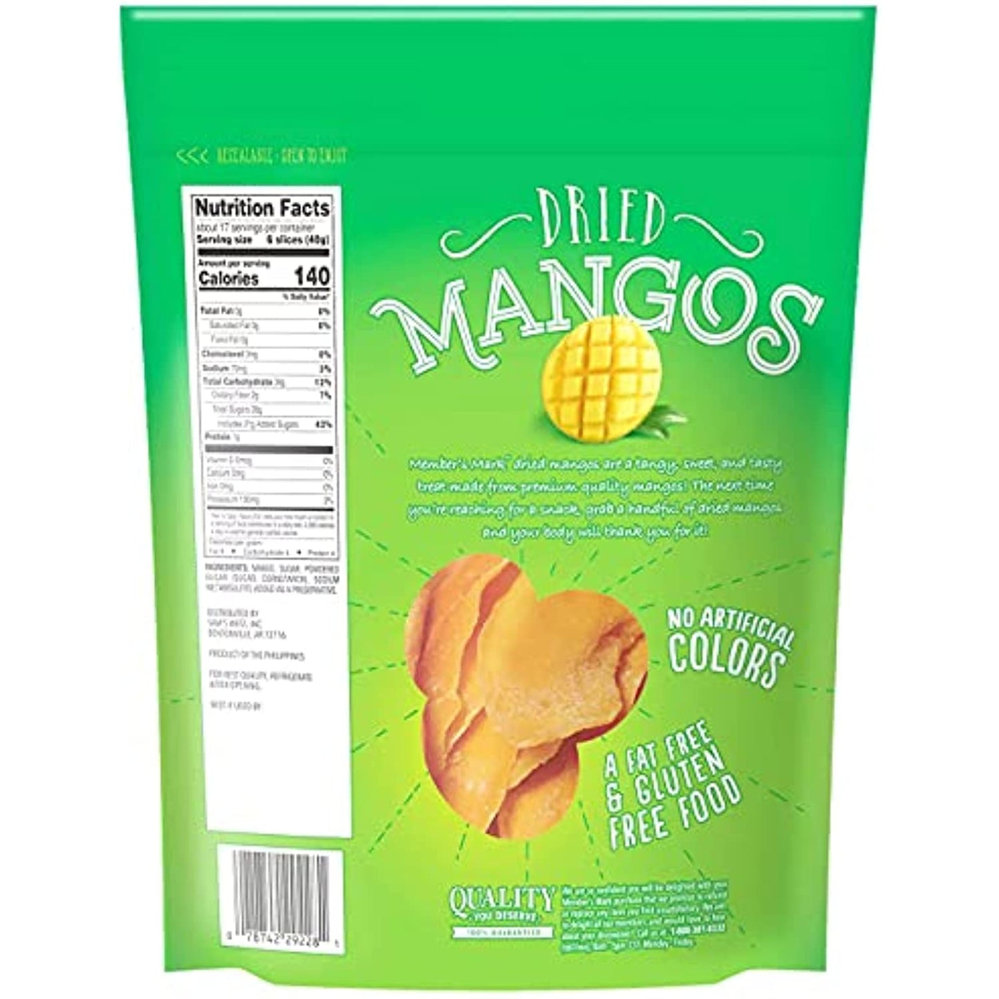 Member's Mark Dried Mango 24 Oz - Dry Fruit - Members Mark - 2 Pack