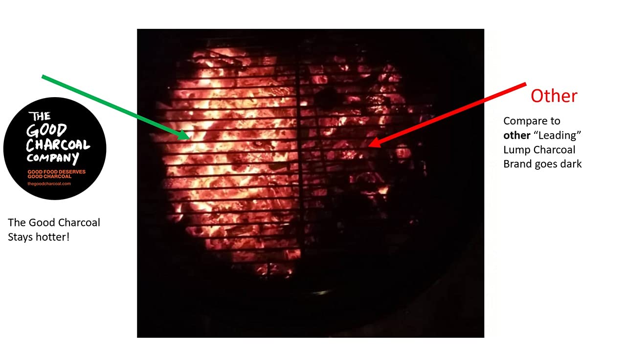 The Good Charcoal Company, Premium Acacia Hardwood Lump Charcoal