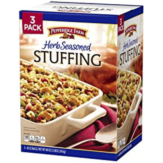 Pepperidge Farm Herb Seasoned Stuffing (16 oz., 3 pk.) (pack of 2)
