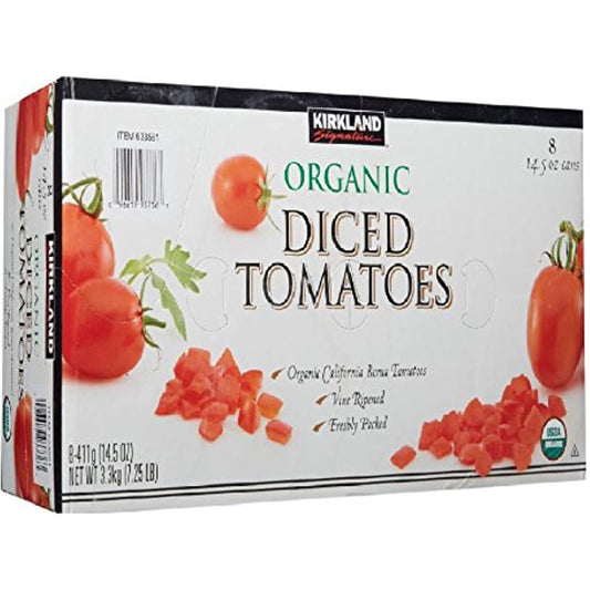 Kirkland Signature Organic Diced Tomatoes, 7.25 Pound