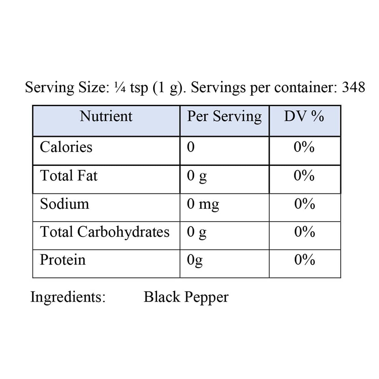 Kirkland Fine Ground Black Pepper, 348 Gram