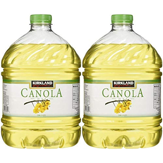 Kirkland Signature 100% Pure Canola Oil - 3 qt - 2 ct - SET OF 4