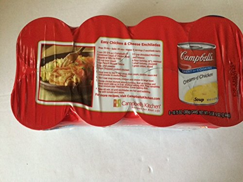Campbell's Condensed Soup Cream of Chicken 8 Pack of 10.75 Oz Cans