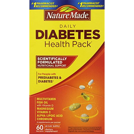 Nature Made Diabetes Health Pack, 60 Packets