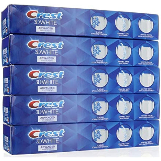 Crest 3D White Advanced Whitening Fluoride Toothpaste