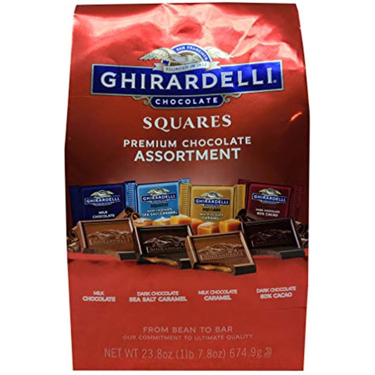 Ghirardelli Assorted Squares Chocolates (Net Wt 23.8 Ounce ),