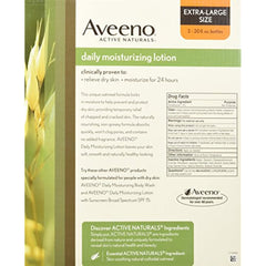 Aveeno Aveeno Active Naturals Daily Moisturizing Lotion, New 2 Pack Of 20 Fl Ounce Pump, 1 Fl Ounce