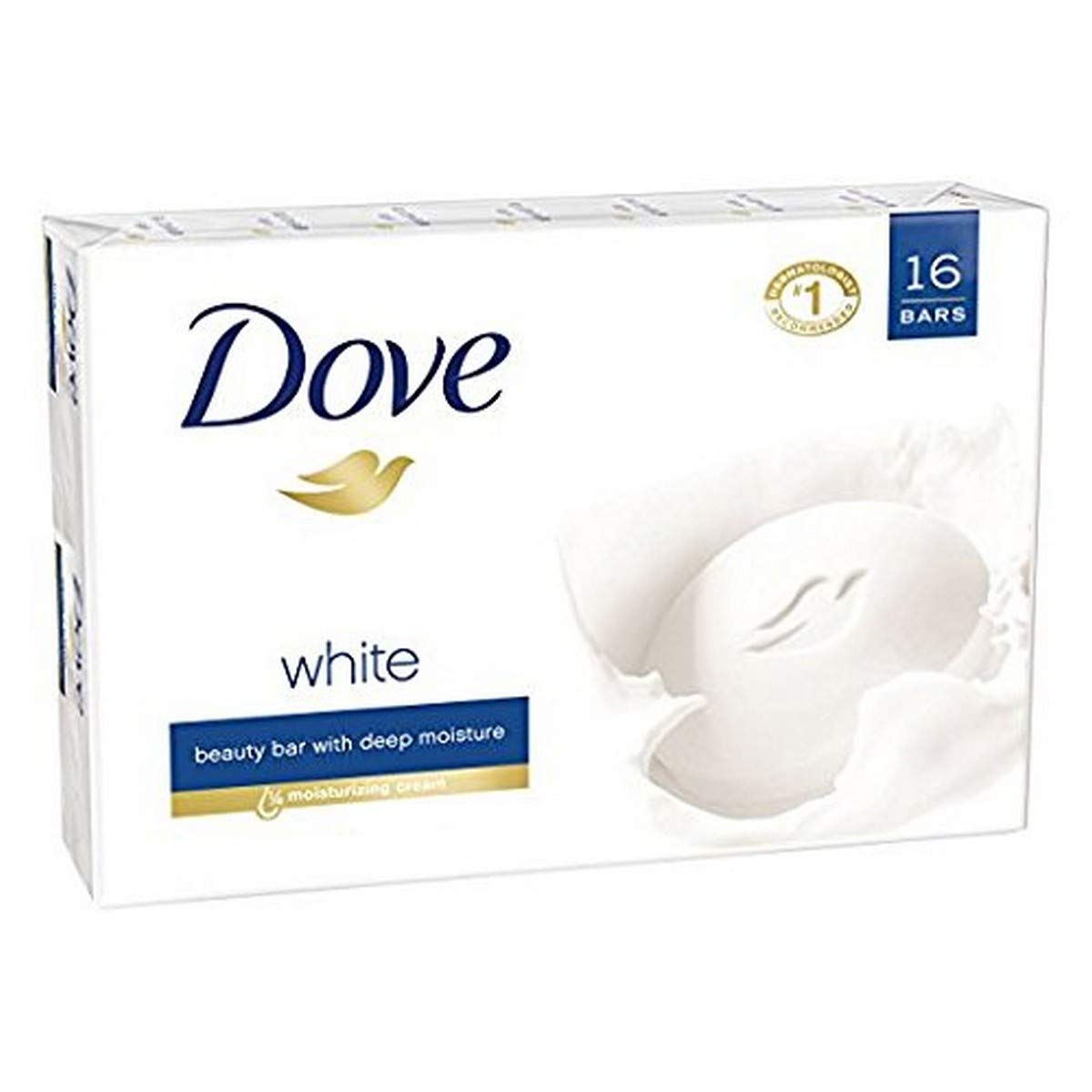 Dove White bar Soap (16 /4 Oz Net Wt 64 Oz),, ()