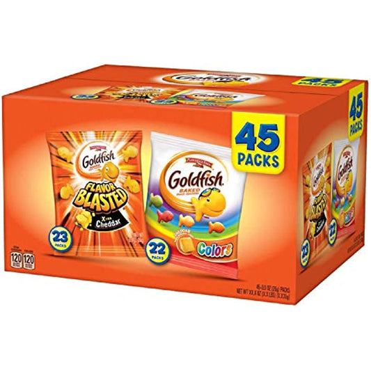 Pepperidge Farm Goldfish Variety Pack, 45 Count (Pack of 1)