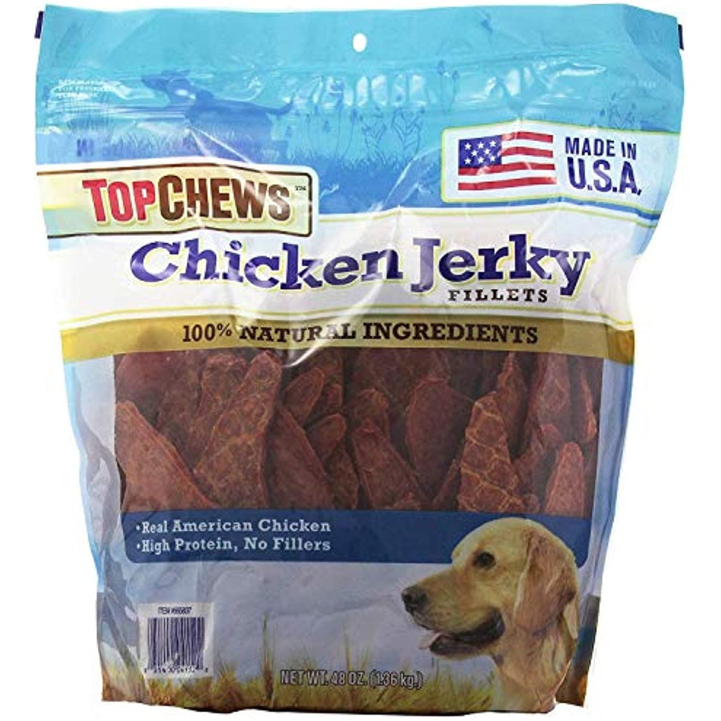 Top Chews Chicken Jerky 48Oz (Limited Edition)