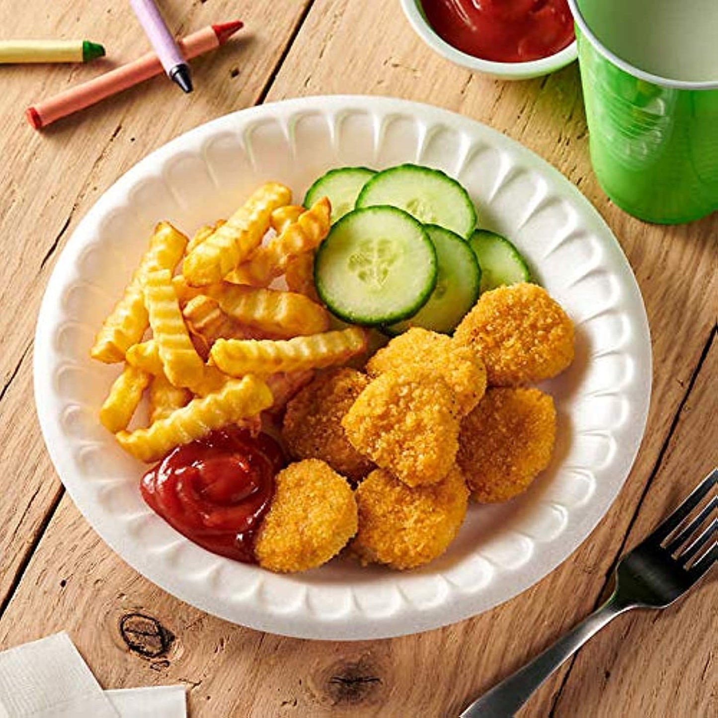 Hefty Super Weight 8 7/8 in Foam Plate, 220-count