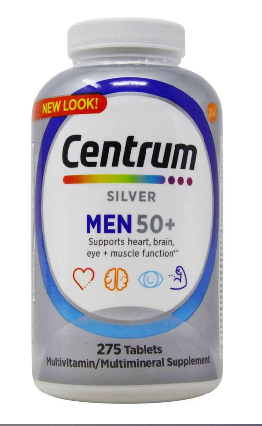 Centrum Men 50+ Multivitamin Tablet Age 50 and Older 275ct