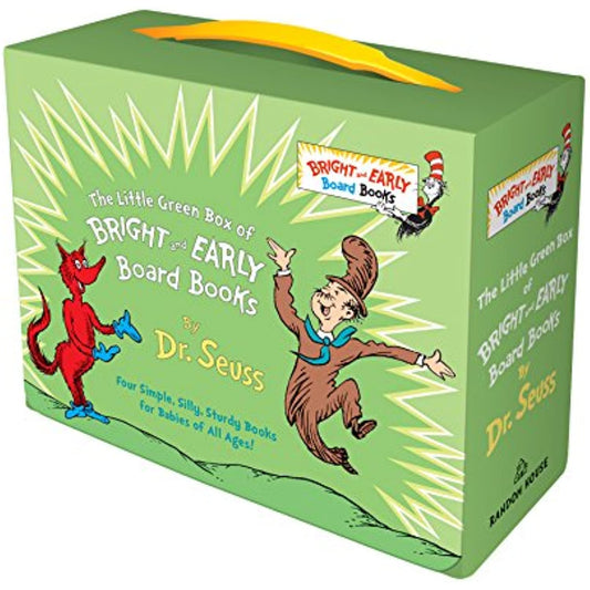Little Green Box of Bright and Early Board Books: Fox in Socks; Mr. Brown Can Moo! Can You?; There's a Wocket in My Pocket!; Dr. Seuss's ABC (Bright & Early Board Books(TM)) [Board book] Dr. Seuss