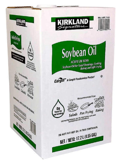 Kirkland Signature Soybean Oil, 35 lbs (17.3 L / 4.55 Gal)