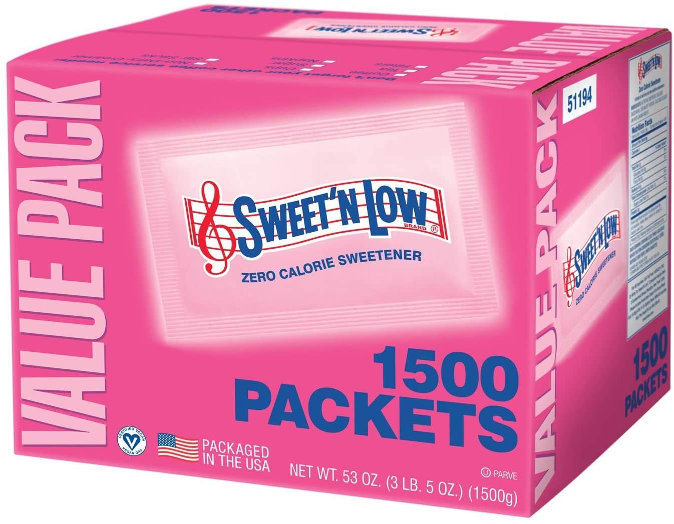 Sweet'N Low (1,500 packets)