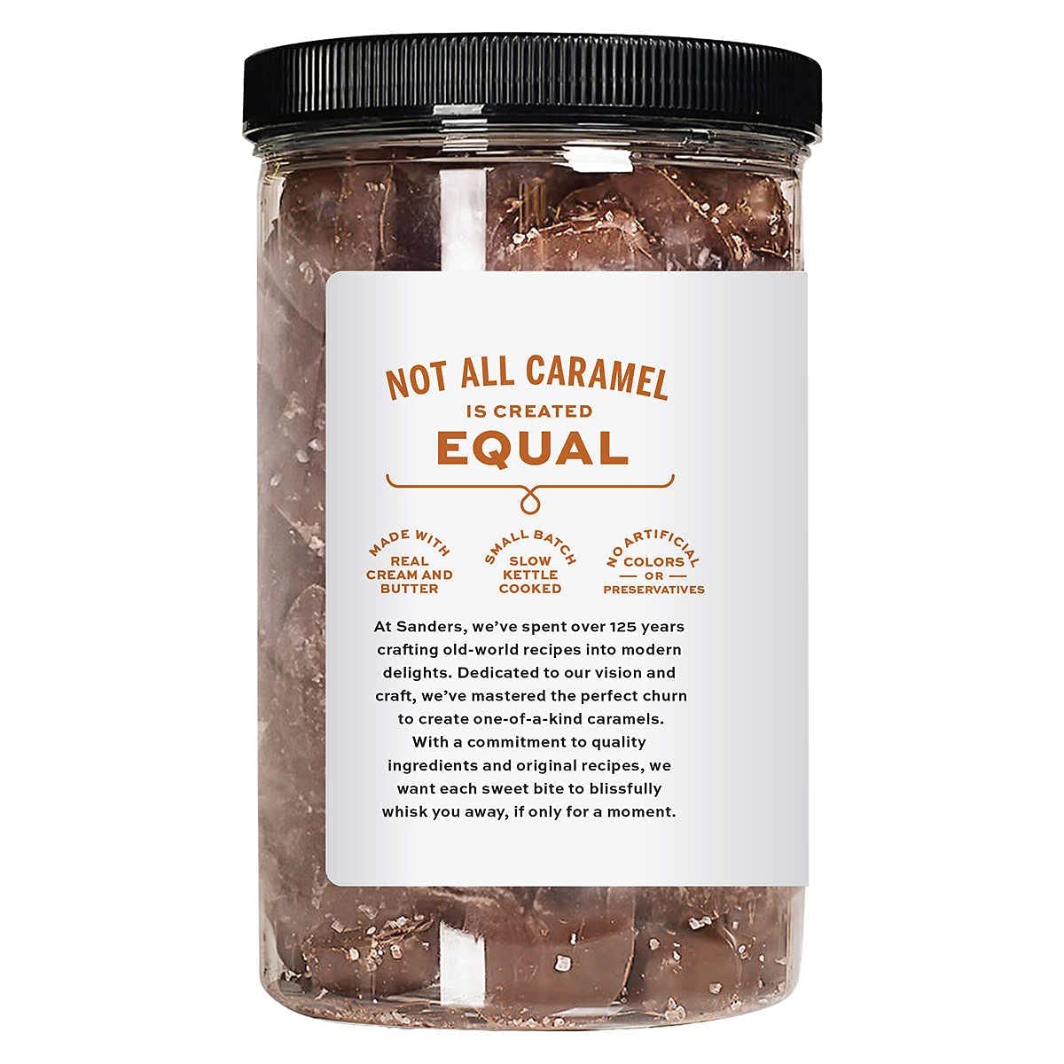 Just Grown Sanders Milk Chocolate Sea Salt Caramels - 36 Oz. (2 pack)