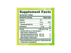 Nature's Bounty Fish Oil 1400 mg, 130 Coated Softgels