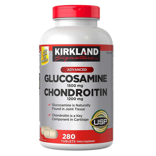 Kirkland Signature Glucosamine HCI 1500 mg and Chondroitin Sulfate 1200 mg, 280 Tablets